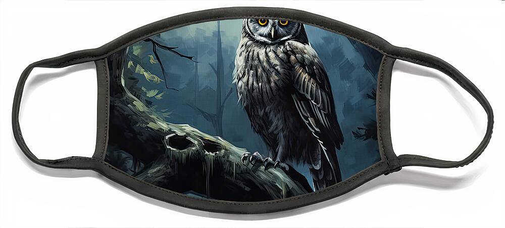Owl Face Mask featuring the photograph Keeper Of Spirits by Lourry Legarde