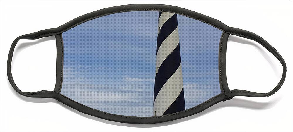 Obx Face Mask featuring the photograph Kite at Cape Hatteras Lighthouse by Annamaria Frost