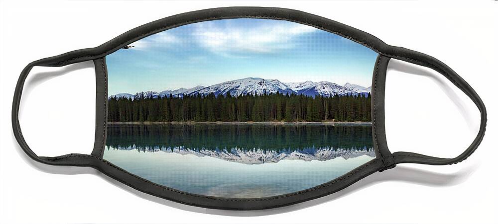 Lake-annette Face Mask featuring the photograph Lake Annette by Gary Johnson