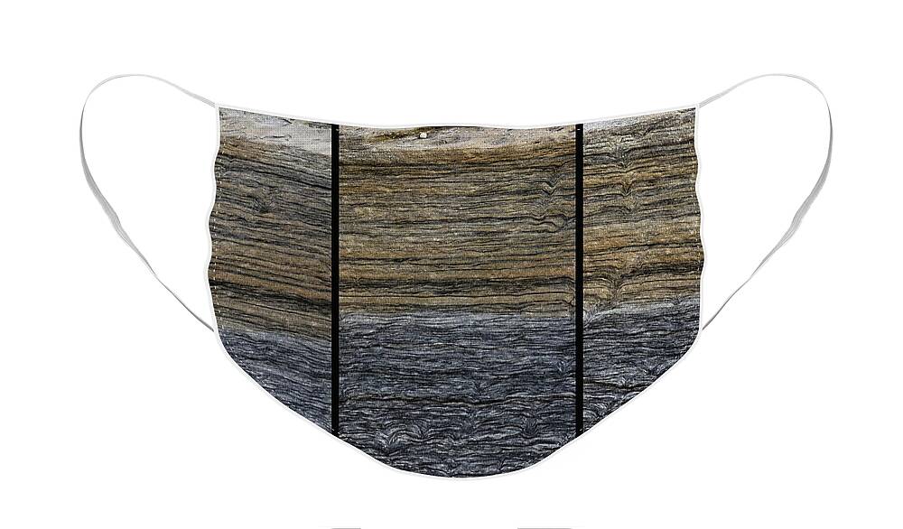 Layers Face Mask featuring the photograph Layers Of Rock by Jeff Townsend