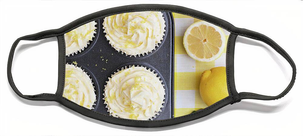 Cupcakes Face Mask featuring the photograph Lemon Cupcakes by Tim Gainey