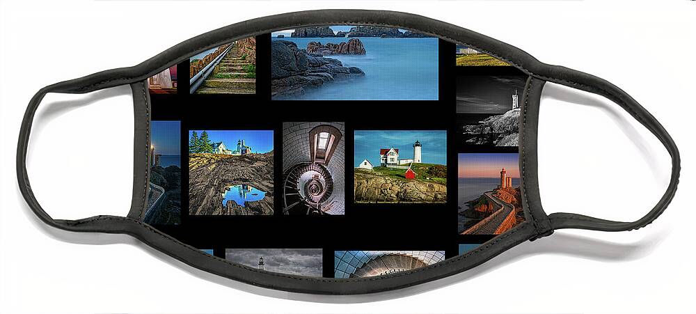 Lighthouses Face Mask featuring the photograph Lighthouses by Izet Kapetanovic