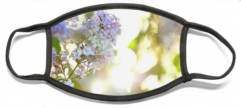 Lilac Face Mask featuring the photograph Lilac Glow by Lens Art Photography By Larry Trager