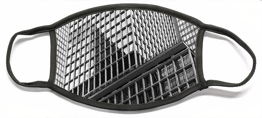 Architecture Face Mask featuring the photograph Lines and Angles by Moira Law