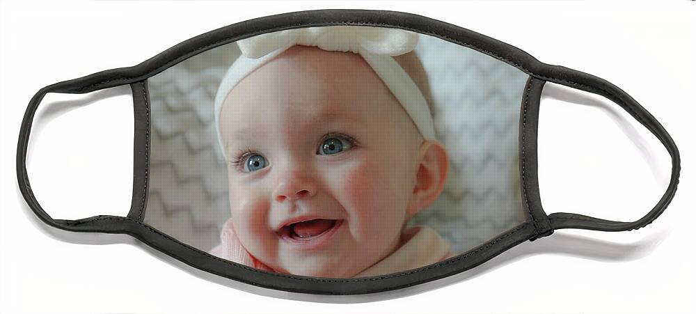 Baby Face Mask featuring the photograph Little Girl II by Veronica Batterson