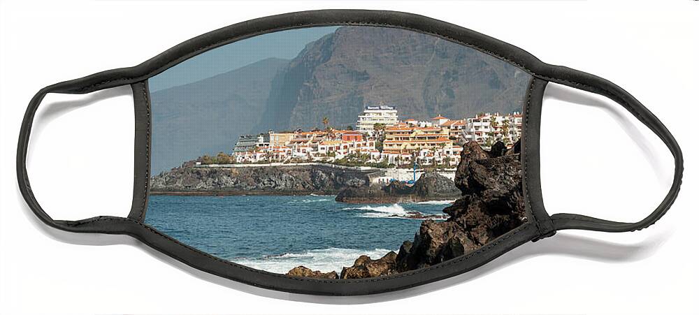 Los Gigantes Face Mask featuring the photograph Los Gigantes by Gavin Lewis