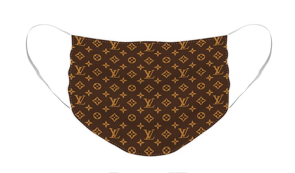 Louis Vuitton Pattern Brown Face Mask for Sale by SupLA Fresh
