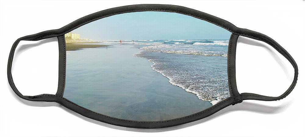 Low Tide Face Mask featuring the photograph Low Tide in Acapulco by Tatiana Travelways
