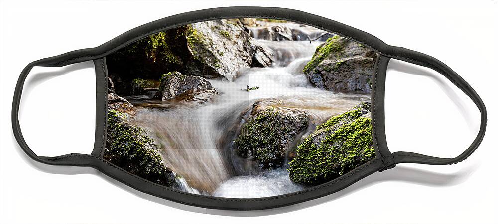 Stream Face Mask featuring the photograph Maelstrom by Gavin Lewis