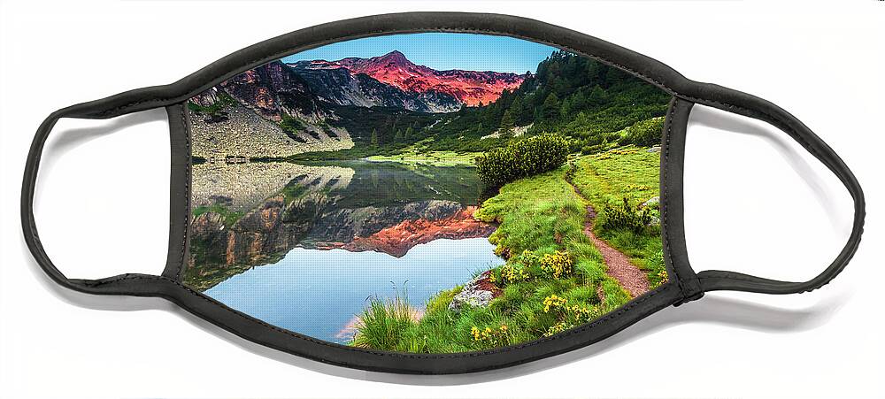 Bulgaria Face Mask featuring the photograph Marvelous Lake by Evgeni Dinev