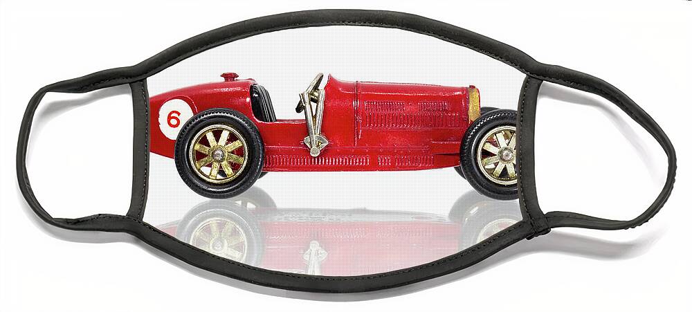Bugatti Type 35 Face Mask featuring the photograph Matchbox Models of Yesteryear Y-6 Bugatti Type 35 1926 by Viktor Wallon-Hars
