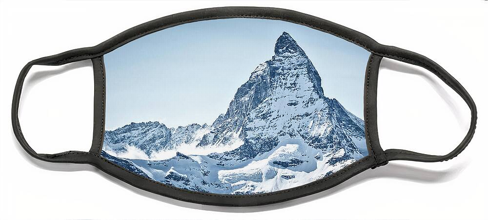 Resolution Face Mask featuring the photograph Matterhorn by Rick Deacon