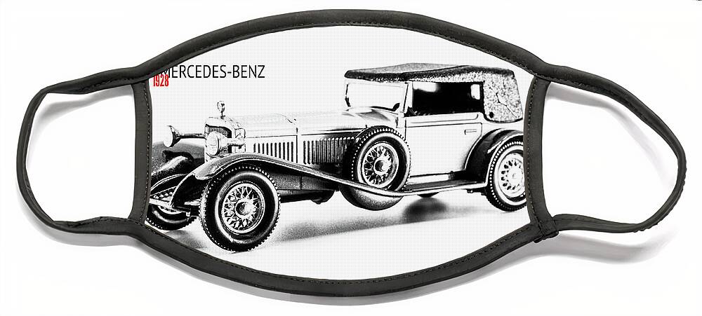 1928 Face Mask featuring the photograph Mercedes-Benz SS Coupe 1928 by Viktor Wallon-Hars