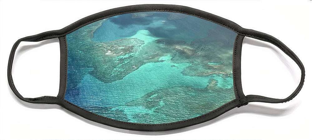 Photograph Face Mask featuring the photograph Molokai Island Reef by Beverly Read