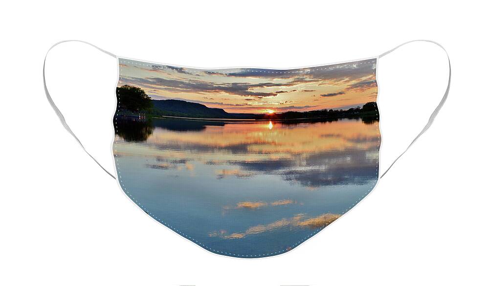 Sunset Face Mask featuring the photograph Monday by Susie Loechler