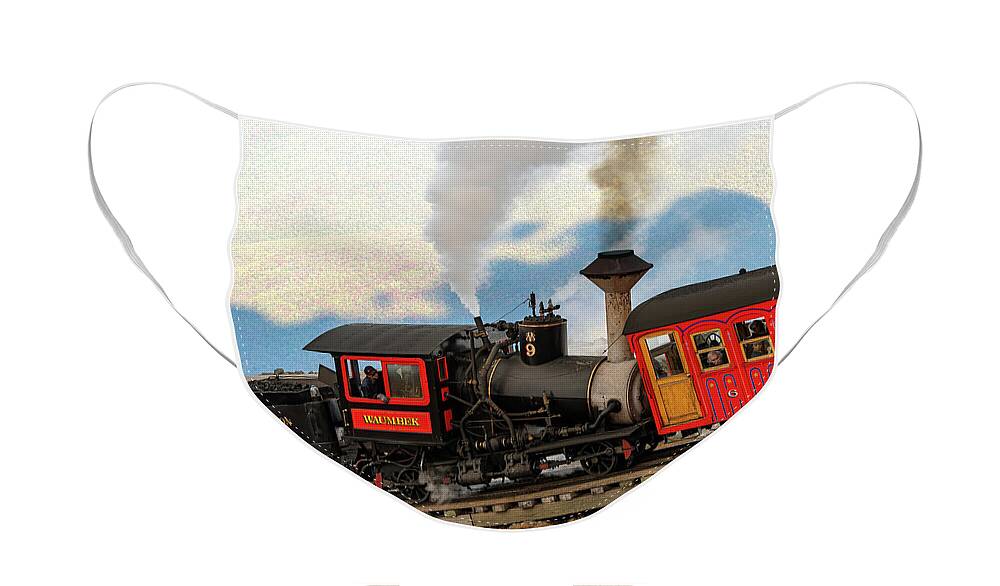 Railroad Face Mask featuring the photograph Mount Washington Cog Railway I by William Dickman