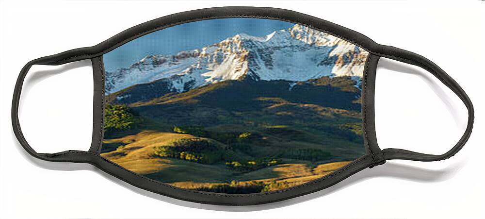  Face Mask featuring the photograph Mt. Willson Colorado by Wesley Aston