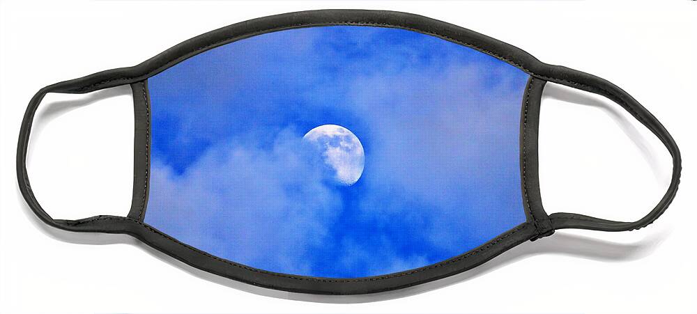 Moon Face Mask featuring the photograph Mysterious Moon by Mary Walchuck