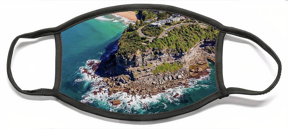 Beach Face Mask featuring the photograph North Bilgola Headland No 1 by Andre Petrov