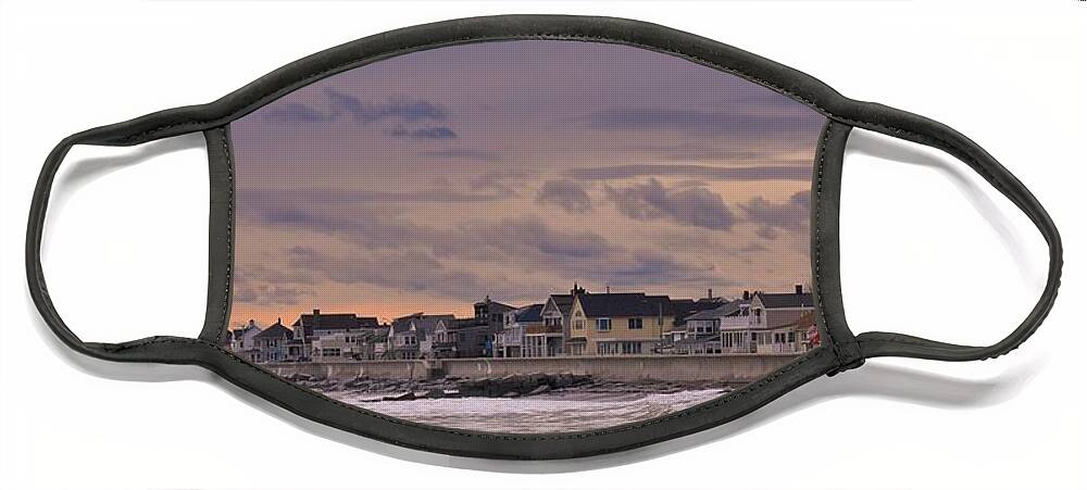 - North Hampton Beach - Nh Face Mask featuring the photograph - North Hampton Beach - NH by THERESA Nye