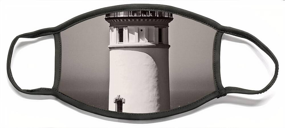 America Face Mask featuring the photograph North Head Lighthouse by Loren Gilbert