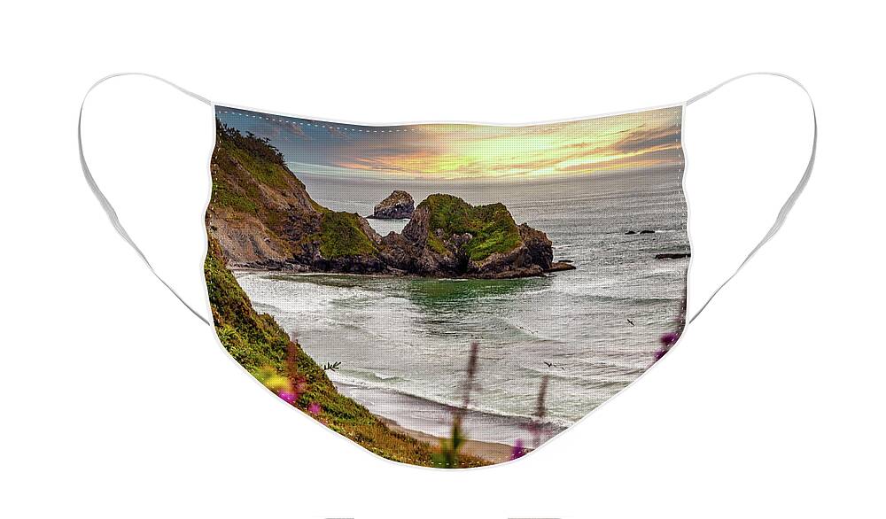 California Face Mask featuring the photograph Northern California Sunset by Bradley Morris