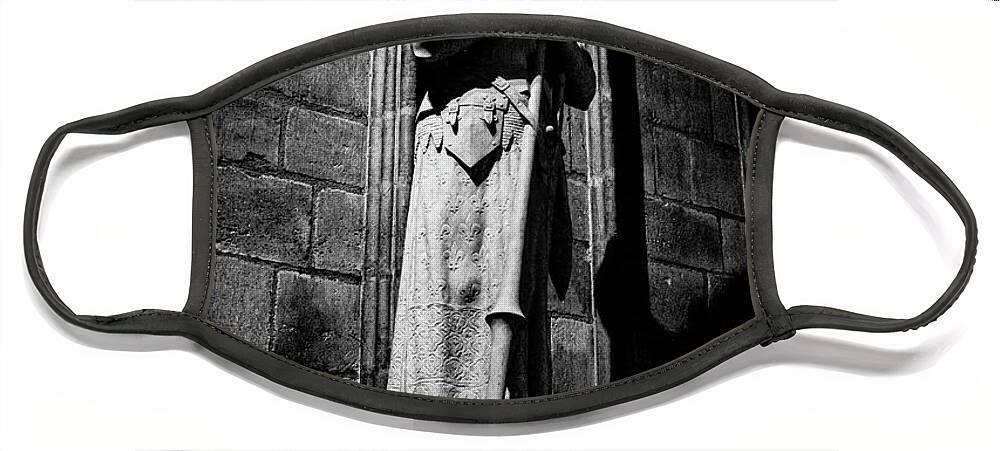 Notre Face Mask featuring the photograph Notre Dame, Paris 4 by Nigel R Bell