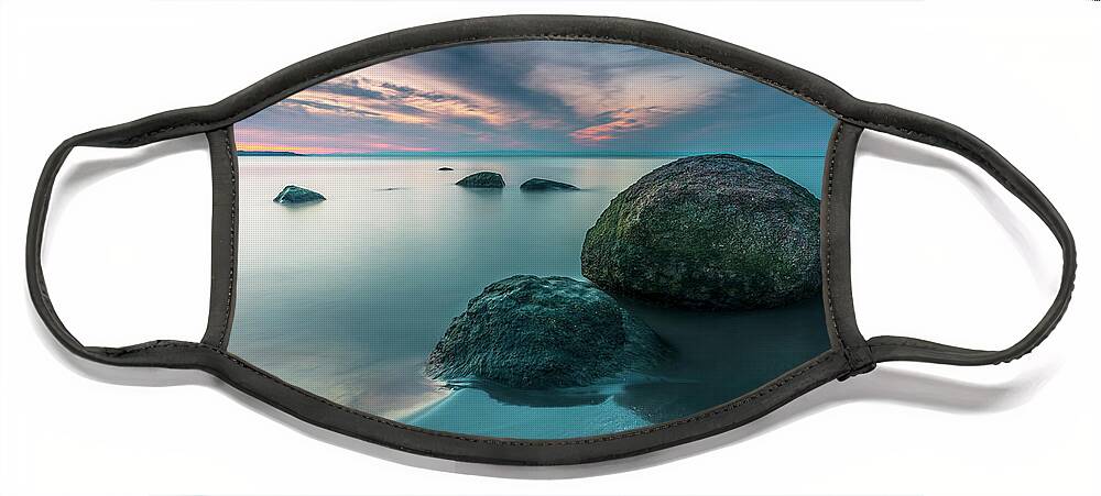 Dusk Face Mask featuring the photograph Observers by Evgeni Dinev