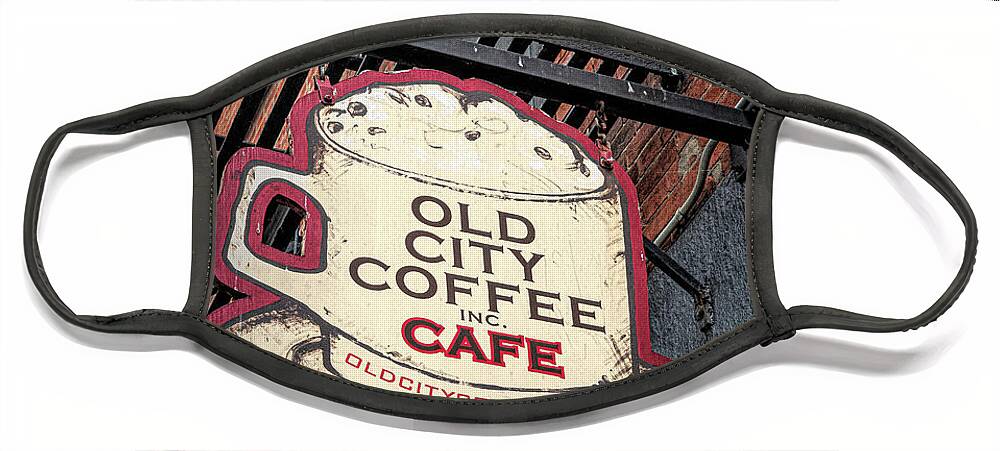 Coffee Face Mask featuring the photograph Old City Coffee Cafe by Kristia Adams