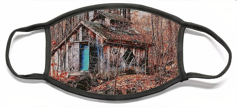  Face Mask featuring the photograph Old Shack by Geoffrey Settles