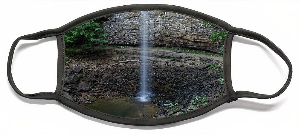 Tennessee Face Mask featuring the photograph Ozone Falls 25 by Phil Perkins