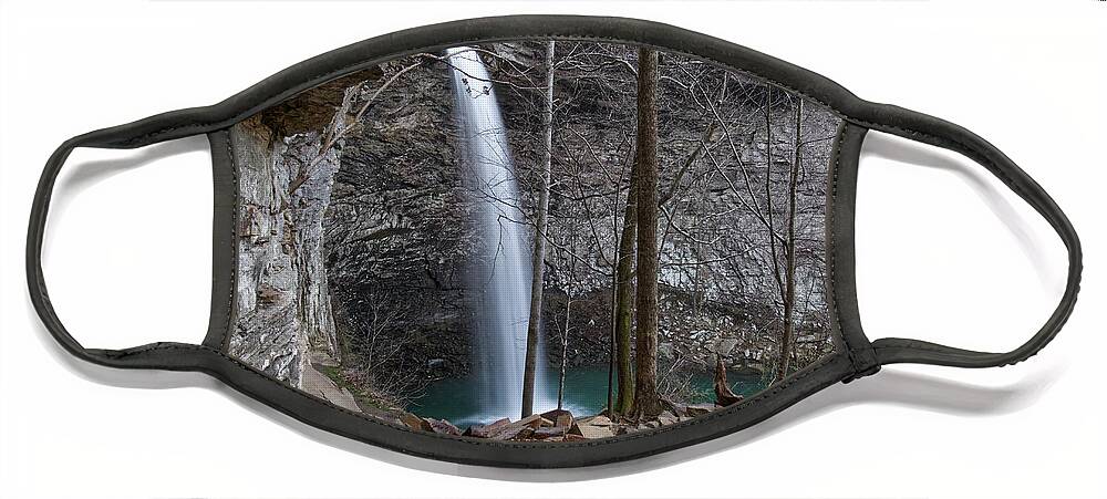 Ozone Falls Face Mask featuring the photograph Ozone Falls 33 by Phil Perkins
