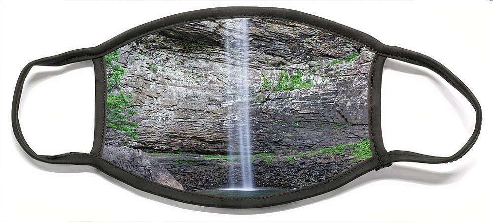 Ozone Falls Face Mask featuring the photograph Ozone Falls 40 by Phil Perkins