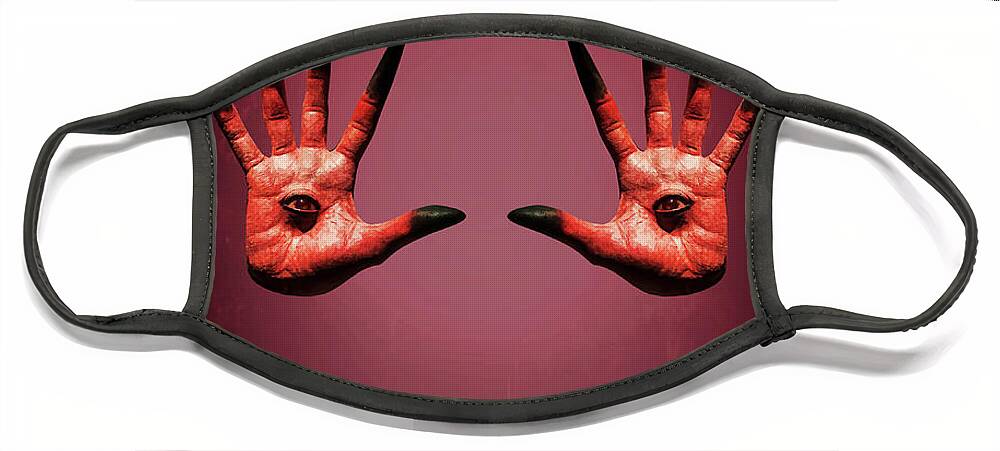 Movie Poster Face Mask featuring the digital art Pan's Labyrinth by Bo Kev