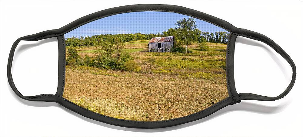 Barn Face Mask featuring the photograph Pennsylvania Barn by Jim West