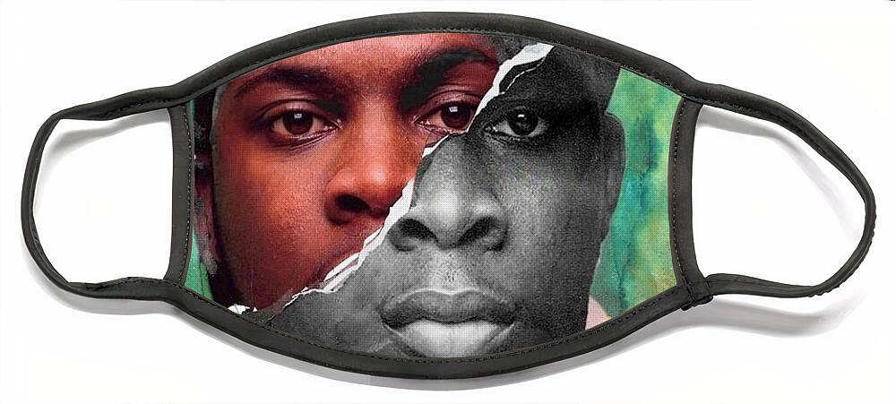 Hiphop Face Mask featuring the digital art PhifeDAWG by Corey Wynn