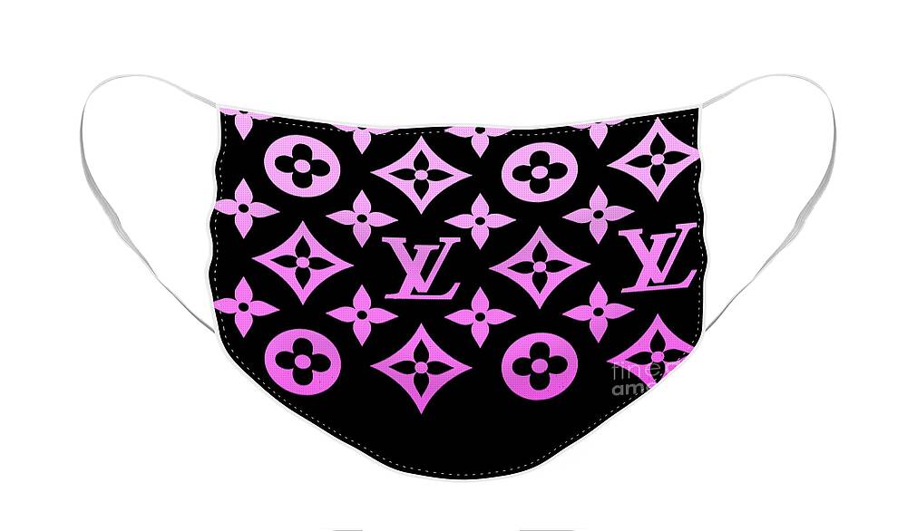 Pink and black color gradient Face Mask for Sale by Louis Vuitton