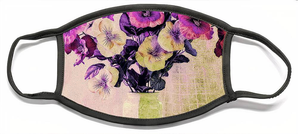 Floral Face Mask featuring the photograph Poppies by Sandra Selle Rodriguez