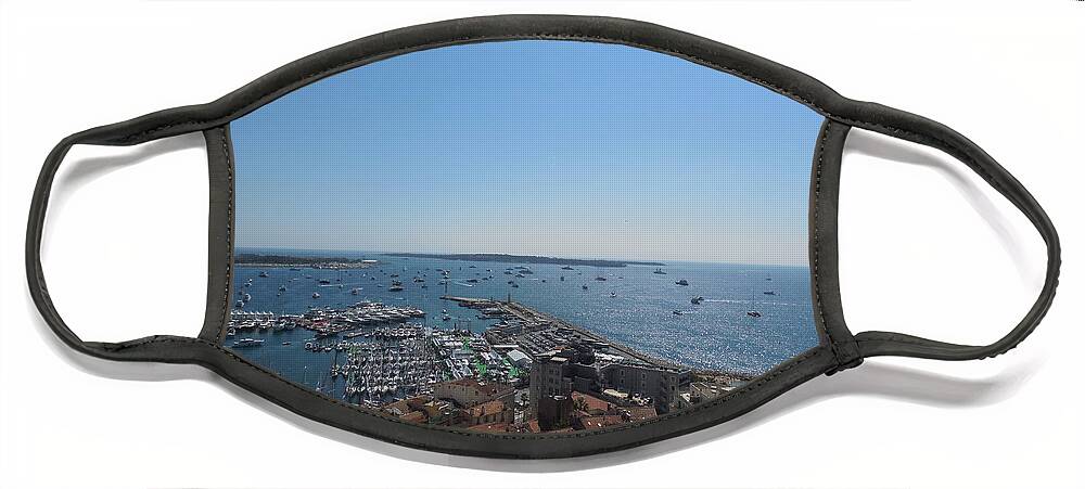 Cannes Face Mask featuring the photograph Port de Cannes by Aisha Isabelle