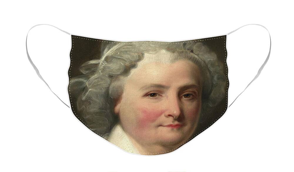 Portrait of Martha Washington, 1850 Face Mask by Rembrandt Peale - Pixels