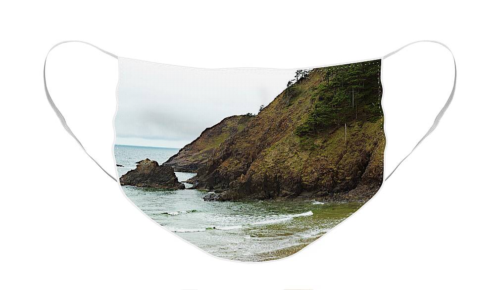 Jon Burch Face Mask featuring the photograph Private Beach by Jon Burch Photography