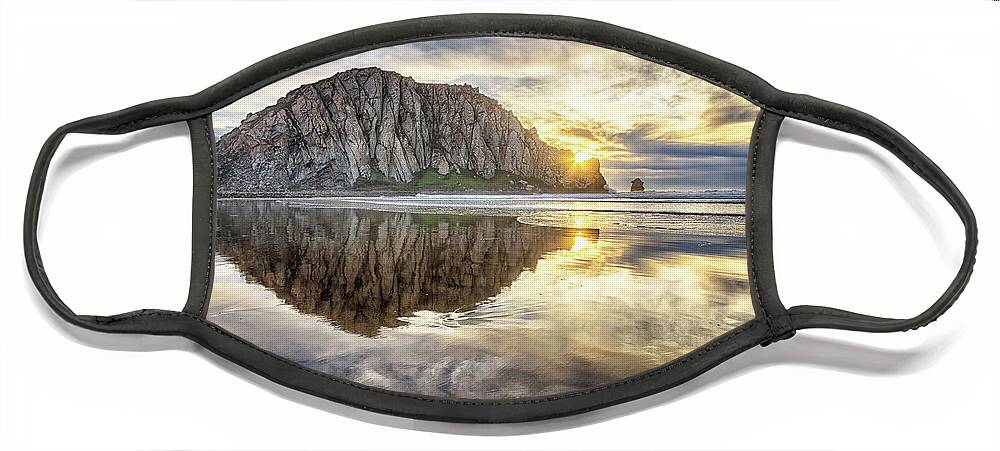 Morro Bay Face Mask featuring the photograph Radiance by Beth Sargent