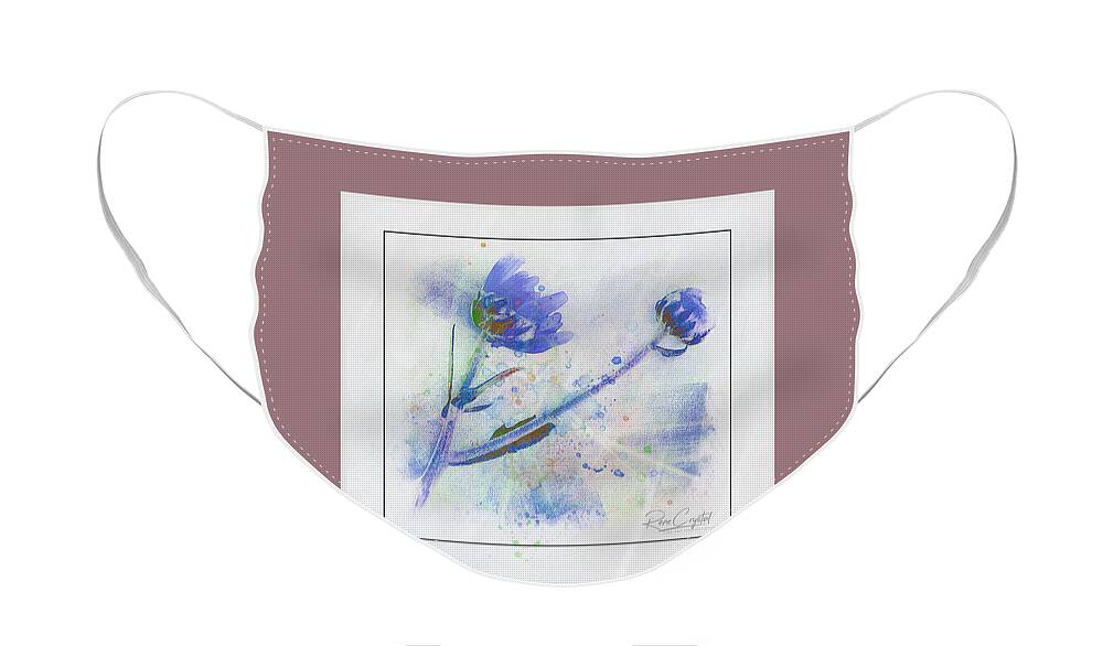 Daisy Face Mask featuring the photograph Ready To Pop by Rene Crystal