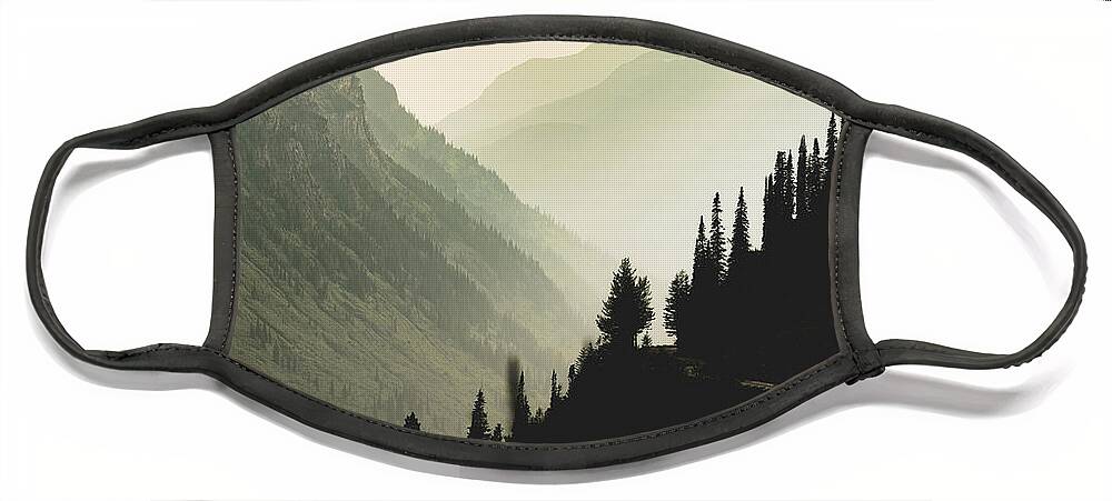  Face Mask featuring the photograph Road by Mount Oberlin by William Boggs
