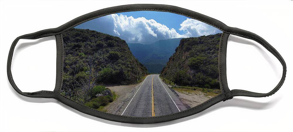 Road Face Mask featuring the photograph Road to Nowhere by Marcus Jones