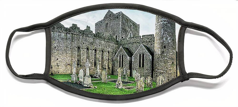 Castle Face Mask featuring the photograph Rock of Cashel in Ireland by Peggy Dietz