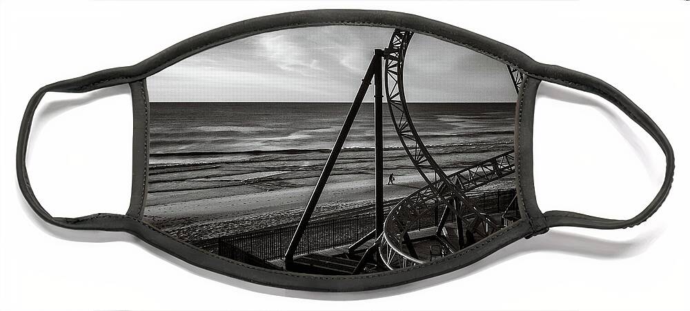  Face Mask featuring the photograph Roller Coaster by Steve Stanger