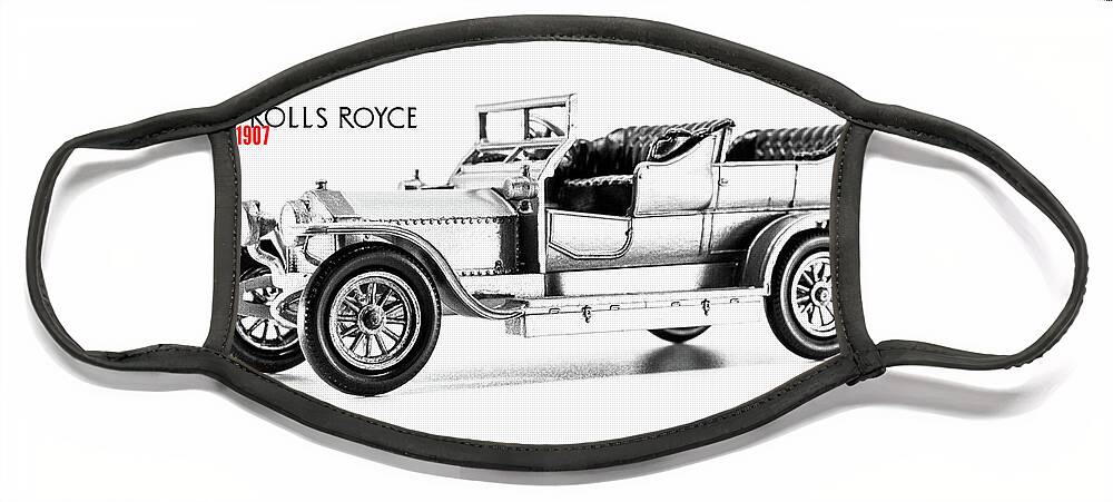 1907 Face Mask featuring the photograph Rolls-Royce Silver Ghost 1907 by Viktor Wallon-Hars
