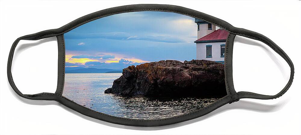 America Face Mask featuring the photograph San Juan Dreaming by Inge Johnsson
