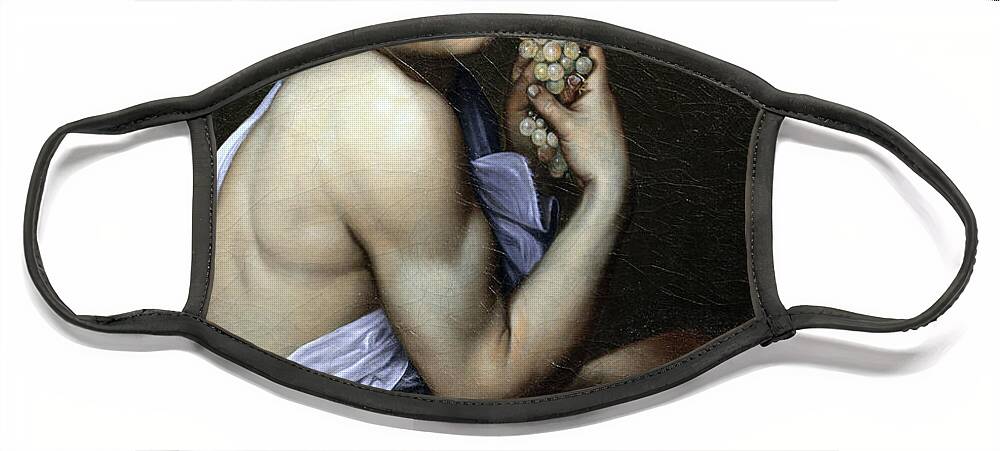Sick Face Mask featuring the painting Sick Young Bacchus by Michelangelo Merisi da Caravaggio